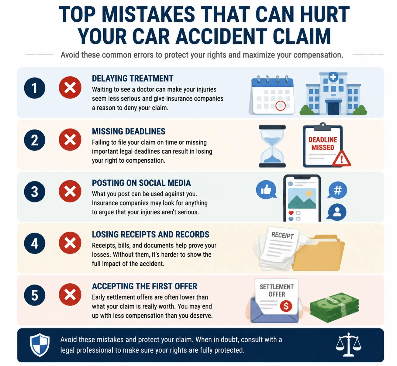 Common Mistakes and How to Protect Your Claim